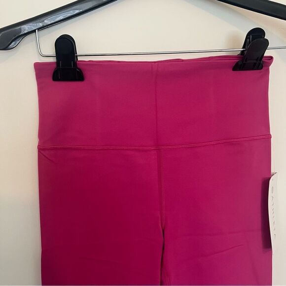 Athleta ELATION ULTRA HIGH RISE CROP Small Iceplant Pink NEW - Picture 6 of 12